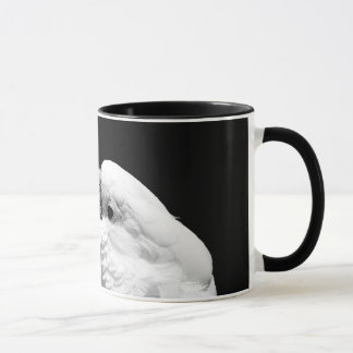 Caneca Pares de cockatoos do guarda-chuva