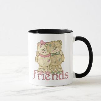 Caneca Pares do urso de ursinho dos amigos - cores