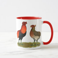 Pares do vermelho de Araucana