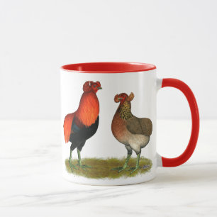 Caneca Pares do vermelho de Araucana