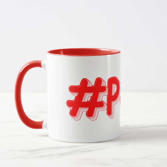 Caneca "#Paris" Design. Comprar Agora (Esquerda)