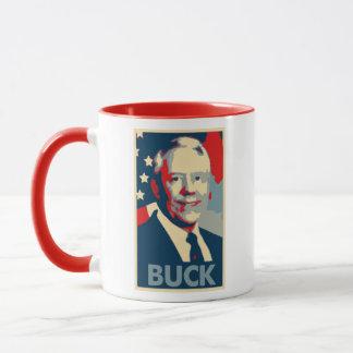 Caneca Paródia política do poster do fanfarrão de Ken