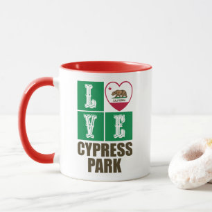 Caneca Parque de Cypress, Bandeira do Estado da Califórni