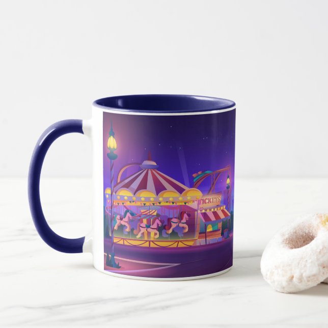 Caneca Parque de diversões (Com Donut)