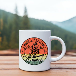 Caneca Parque de Utah, estância de esqui de vintage