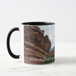 Caneca Parque e cordilheira vermelhos das rochas