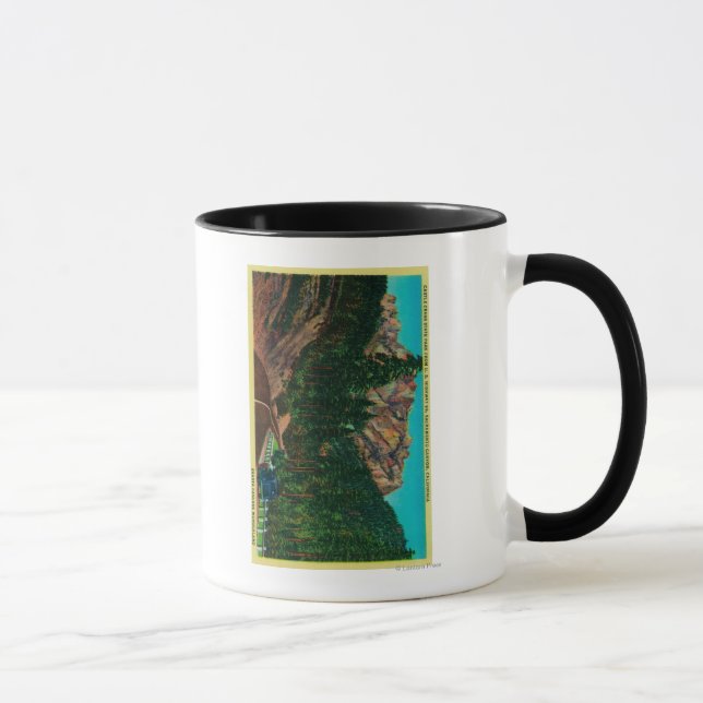 Caneca Parque Estadual Castle Crags dos EUA 99 (Direita)