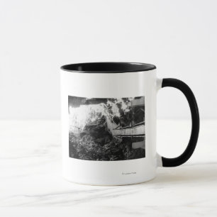 Caneca Parque nacional de Havaí, vista de um tubo de lav