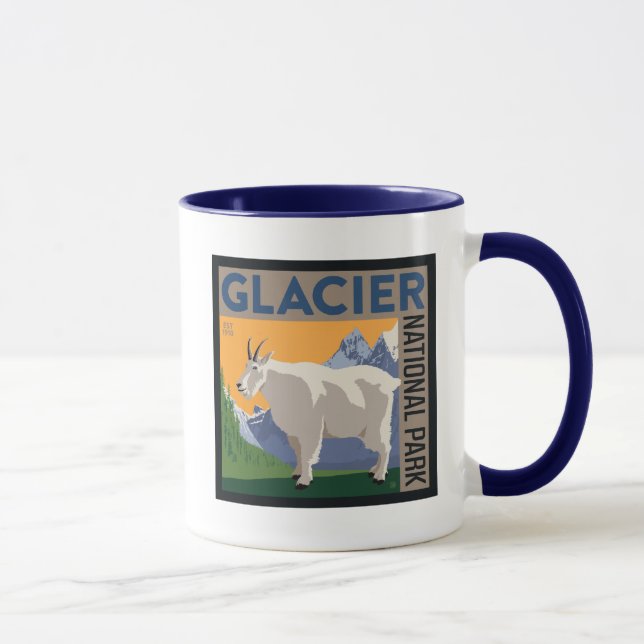 Caneca Parque Nacional Glacier | Caprinos (Direita)