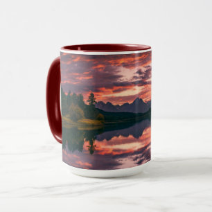 Caneca Parque nacional grande de Teton, Wyoming