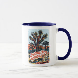 Caneca Parque Nacional Joshua Tree - Paisagem Desértica