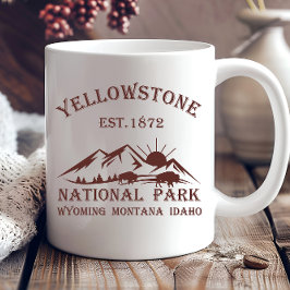 Caneca Parque Nacional Yellowstone Vintage