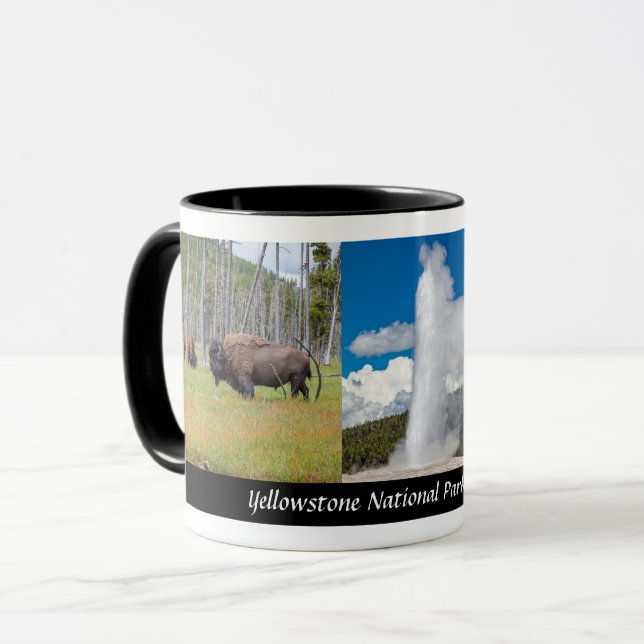 Caneca Parque Nacional Yellowstone, Wyoming - Designer (Frente Esquerda)