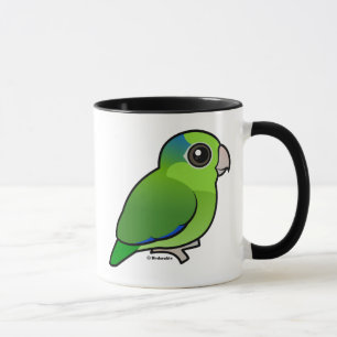 Caneca Parrotlet pacífico verde