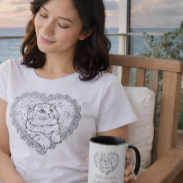 Caneca Parte da Coleção Line Art Ritual