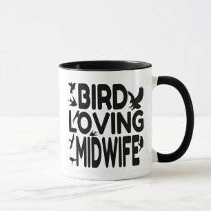 Caneca Parteira Adoradora Bird