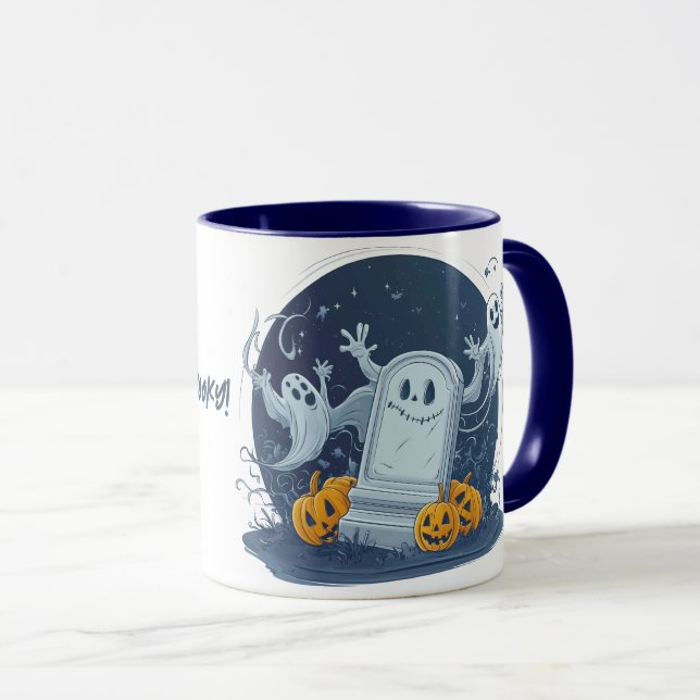 Caneca Partição Fantasma em Graveyard (Frente Esquerda)