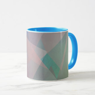 Caneca Partículas voadoras de abstrato | Formas geométric
