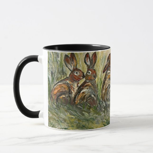 Caneca Partida Alegre das Lebres no Prado Coelhos (Esquerda)