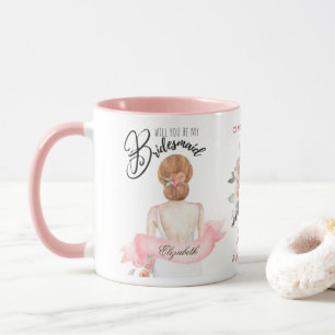 Caneca Partido Branded Bridesmaid Proposta de Marca Perso