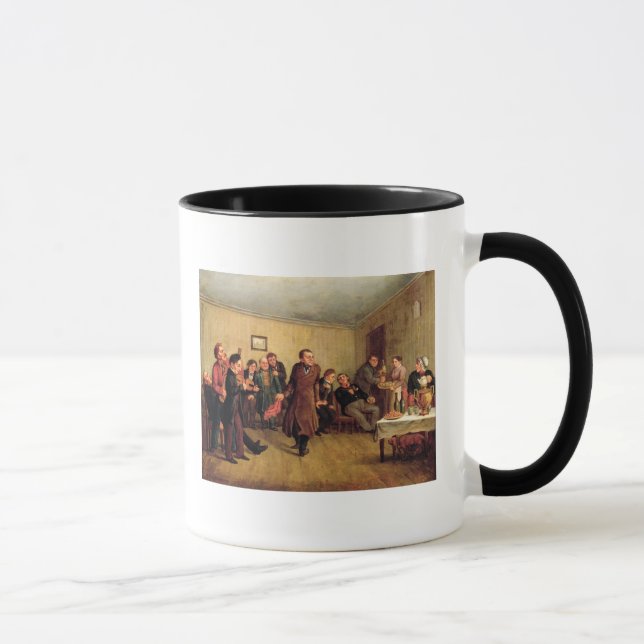 Caneca Partido de noite de um comerciante (Direita)