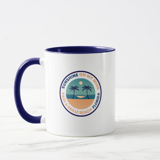 Caneca Pass-A-Grille Beach Coffee Mug (Esquerda)