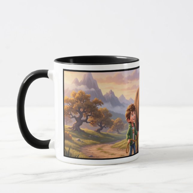 Caneca Passado Ecoou Menino Caprichoso e Bisonte (Esquerda)