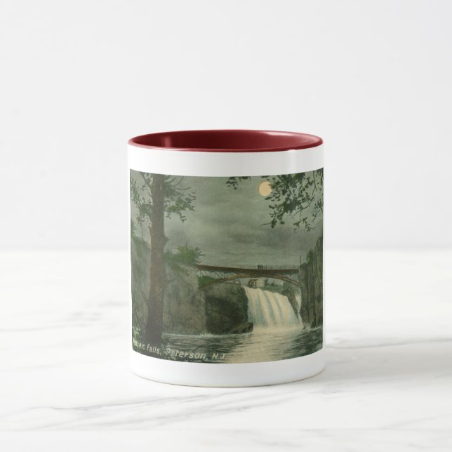 Caneca Passaic Falls, Paterson NJ Vintage (Centro)
