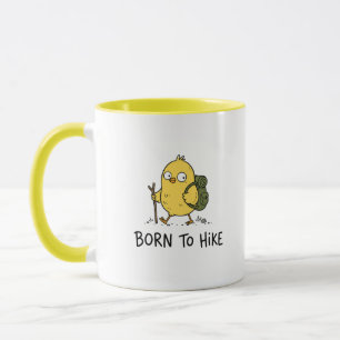 Caneca Passarinho de Trilha Engraçado Cartoon