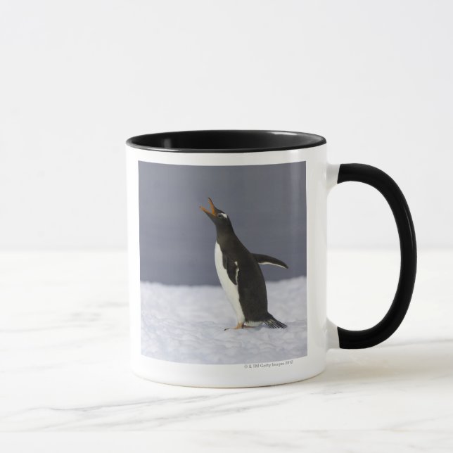 Caneca Pássaro adulto do pinguim de Gentoo (Pygoscelis (Direita)