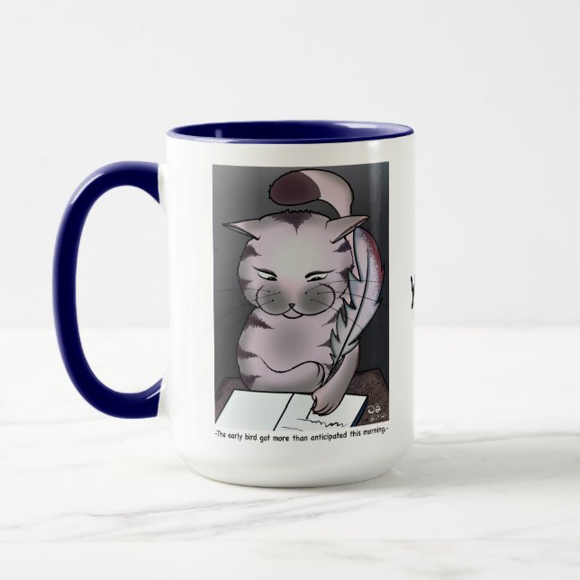 Caneca Pássaro Anormal Grande Combo Mug (Esquerda)