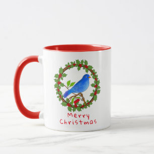 Caneca Pássaro azul