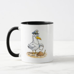 Caneca Pássaro Cômico Inspetor de Verme