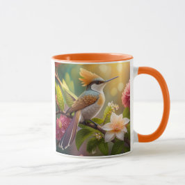 Caneca Pássaro da Fantasia Honeyeater do ouro Detido