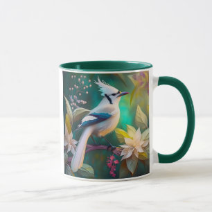 Caneca Pássaro Fantasia de Jay com Asa de Marreca Tufada