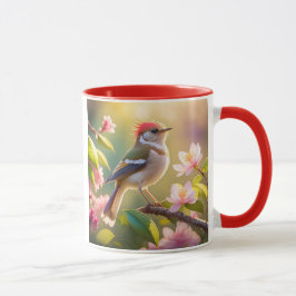 Caneca Pássaro Fantasia do Warblay Chested Buff