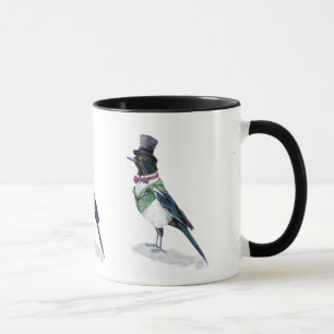 Caneca Pássaro Mágico Vitoriano