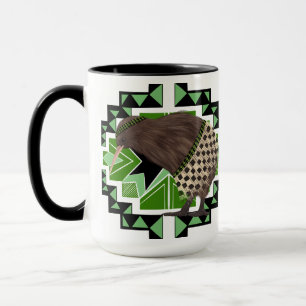Caneca Pássaro Nacional da Nova Zelândia Tradicional - Pá