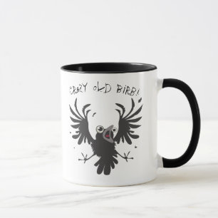 Caneca Pássaro Velho Louco! Raven Mug