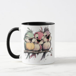 Caneca Pássaros caprichosos