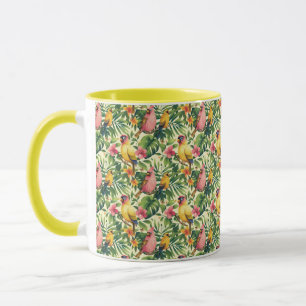 Caneca Pássaros Tropicais Coffee Mug