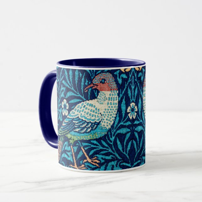 Caneca Pássaros, William Morris (Frente Esquerda)