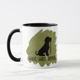 Caneca Passeador de Cães Divertido 