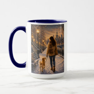 Caneca Passeio Aconchegante de Inverno com Minha Melhor A