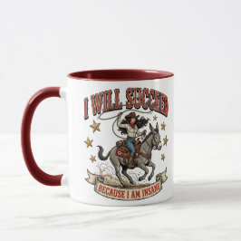 Caneca Passeio de Aventura Western Cowgirl Destemida