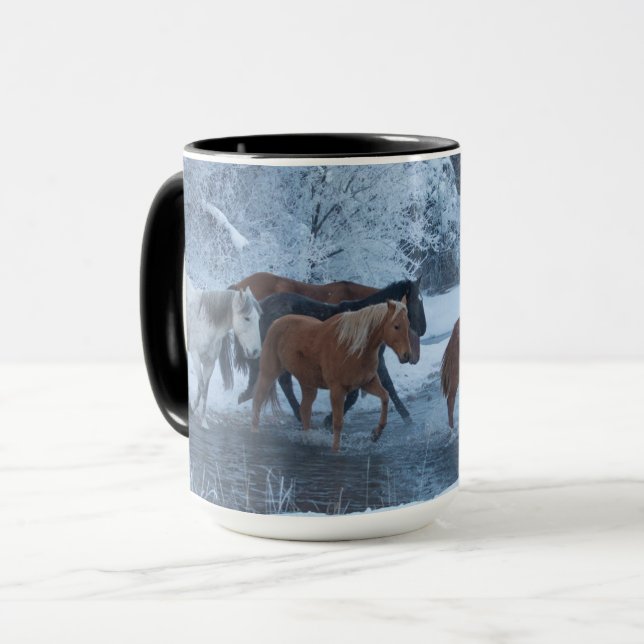 Caneca Passeio de Cavalo no Inverno (Frente Esquerda)