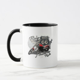 Caneca Passeio de Moto Antiga Rota 66