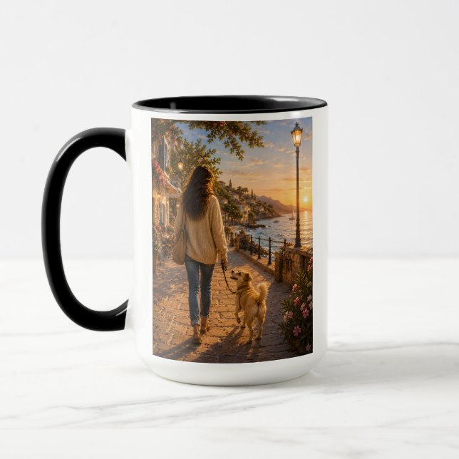 Caneca Passeio de Primavera com Meu Melhor Amigo (Esquerda)