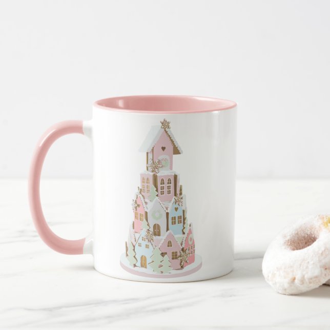 Caneca Pastel Gingercake em açúcar (Com Donut)