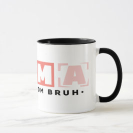 Caneca Pastel MAMA MOM BRUH
